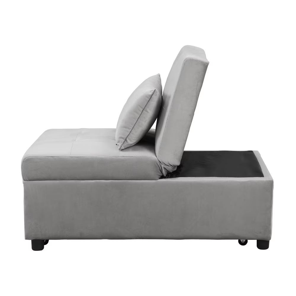 FAIF™ Folding Ottoman Sofa Bed Gray