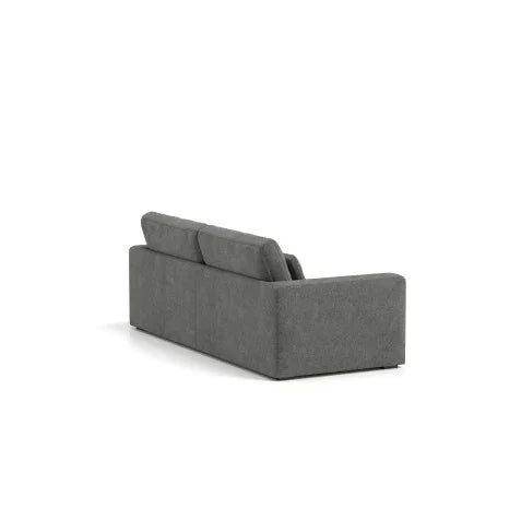3-Seater Sofa for Living Room - Compressed Cushions & Detachable Cover