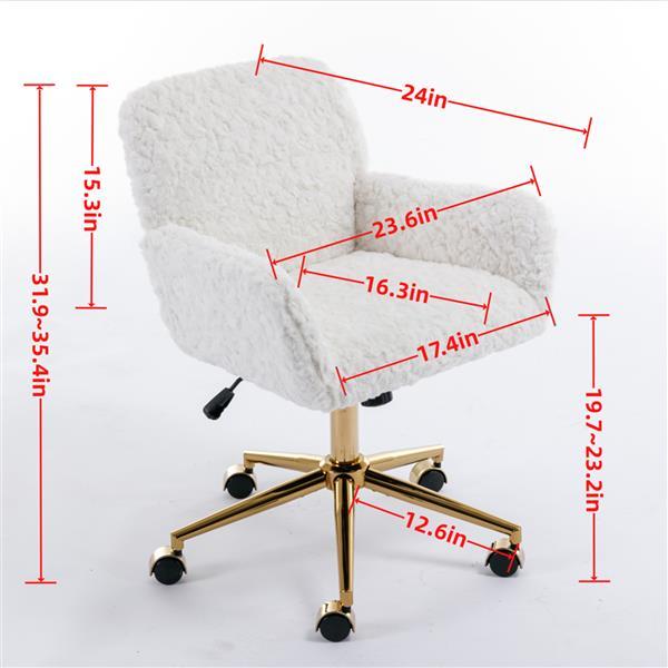 Alpaca Wool Office Chair