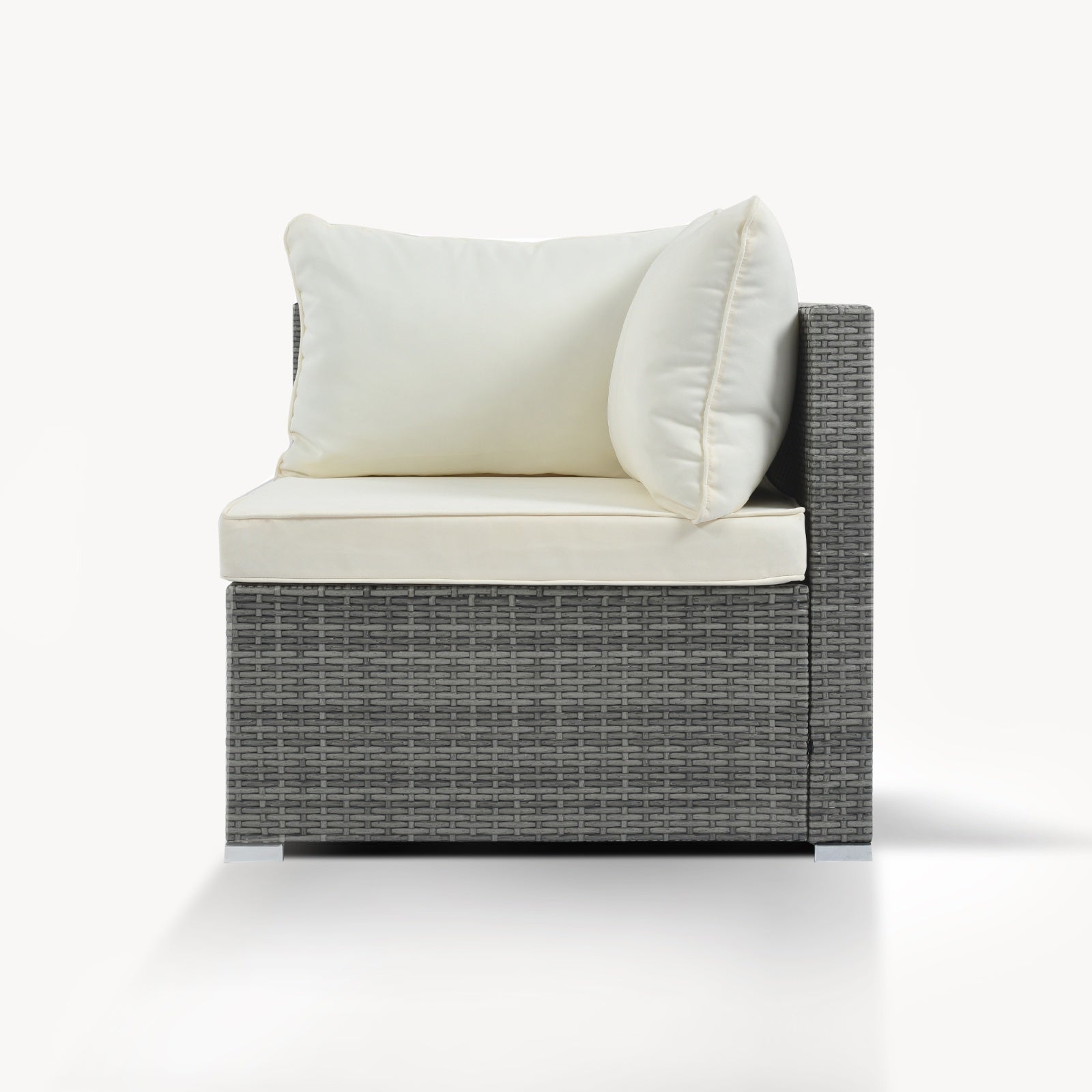 8-Pc Wicker Patio Set with Cushions Modular Outdoor Sofa