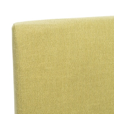 DINING CHAIR (Set of 2)  Green Fabric Upholstery