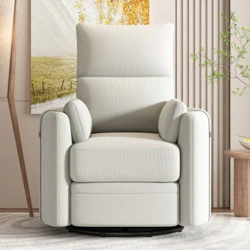 Upholstered Swivel Recliner Rocker