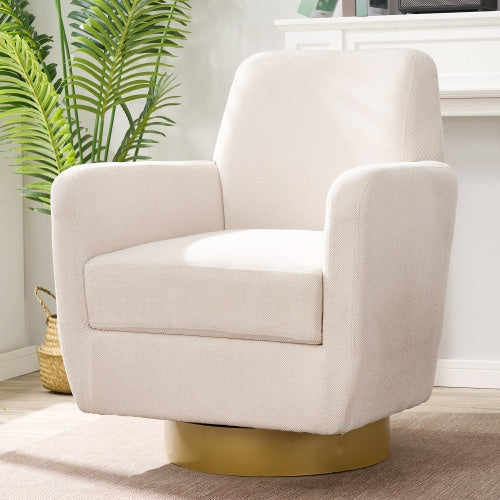 Modern swivel armchair for living room seating and daily comfort