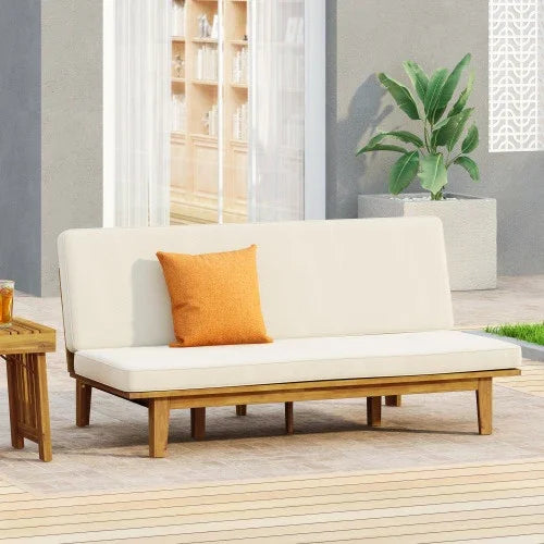FAIF™ JILL DAYBED – Versatile Acacia Wood Daybed with Water-Resistant Cushions