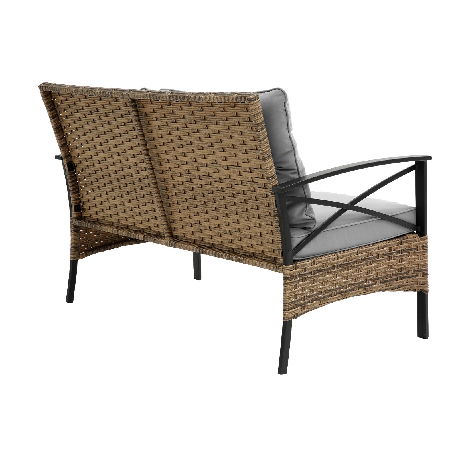 Patio 4Piece Sectional Sofa Set Outdoor Garden Furniture