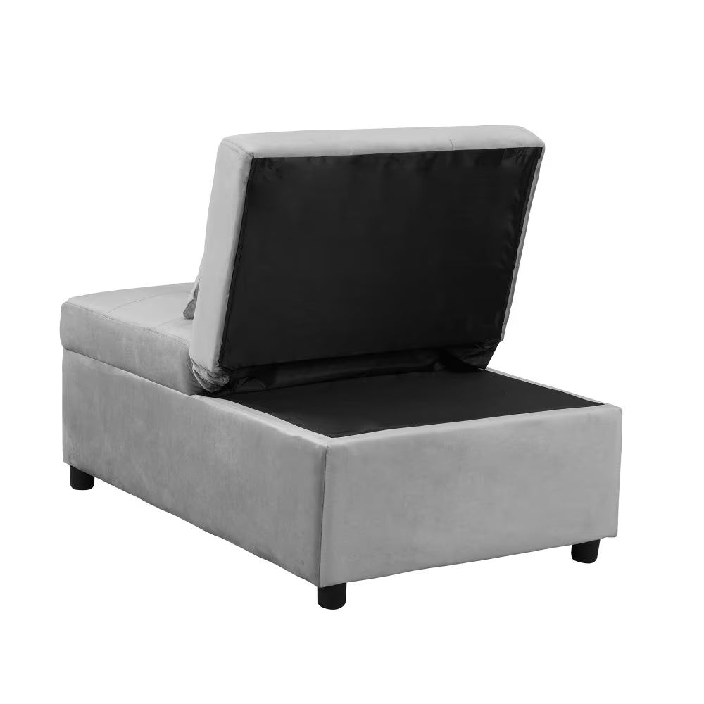 FAIF™ Folding Ottoman Sofa Bed Gray