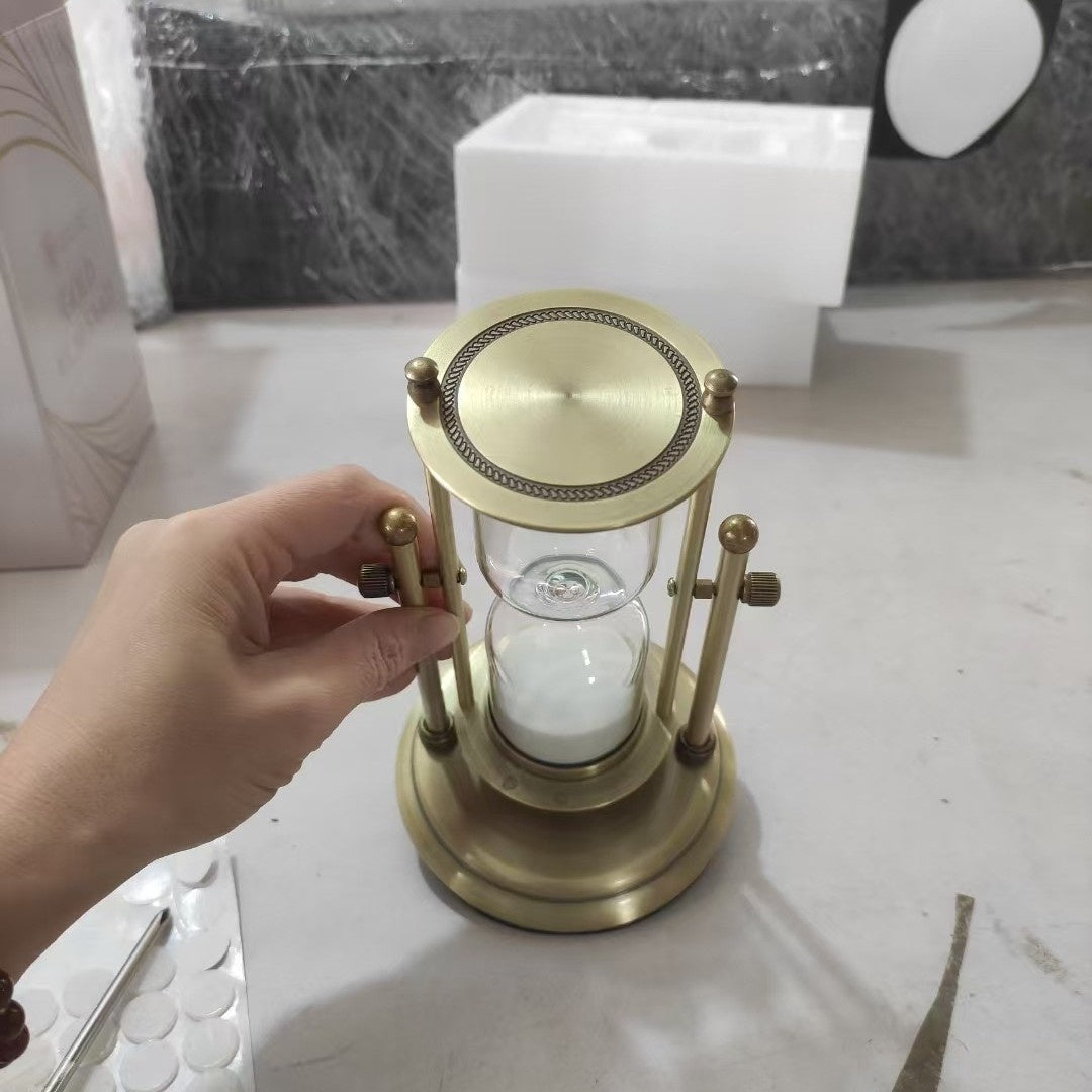 Wooden Hourglass Timer 15 Minutes Desk Study Room