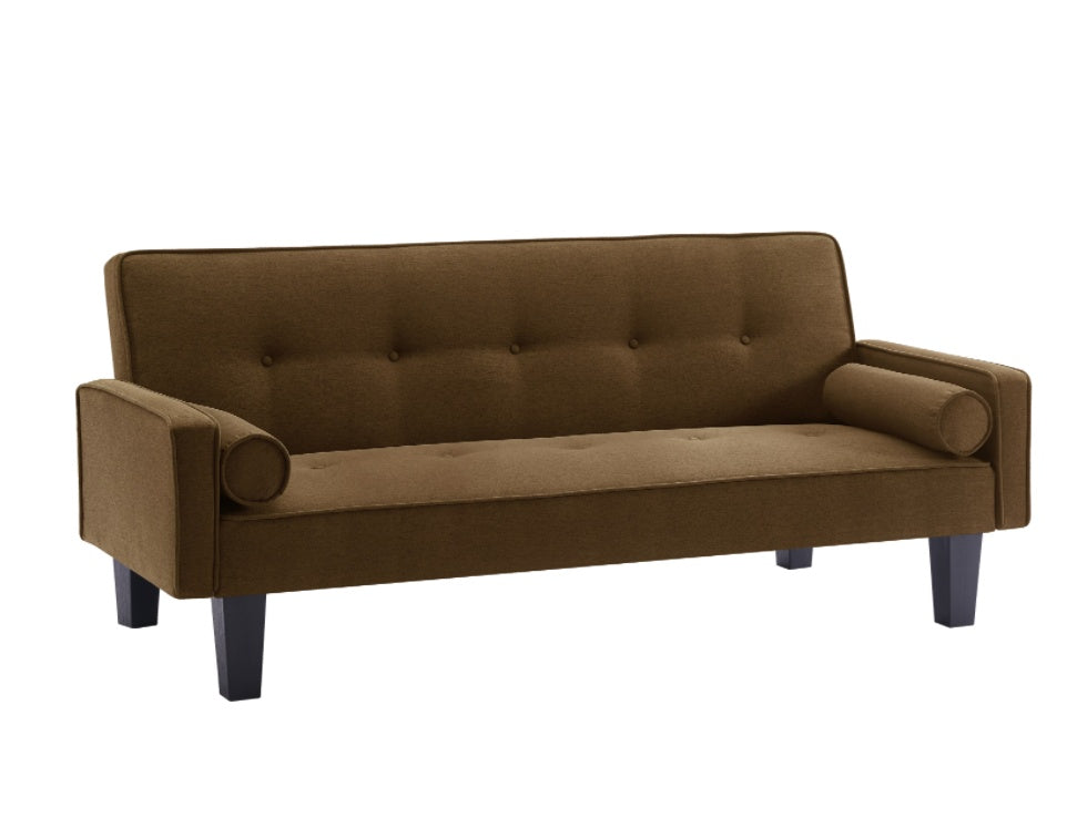 Fabric Sofa, Medieval Love Seat Sofa Furniture, With Pillows, Living Room Button Tufted Sofa