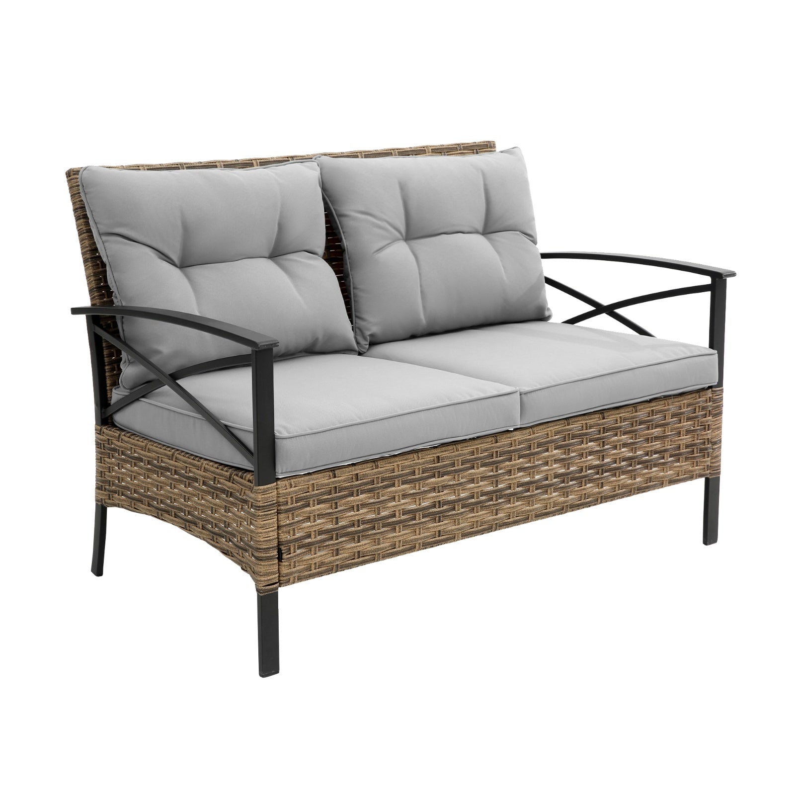 Patio 4Piece Sectional Sofa Set Outdoor Garden Furniture