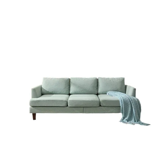 FAIF™ Fabric 3-Seater Couch with USB Ports – Comfortable Sectional Sofa for Living Room, Bedroom, Office & Small Spaces