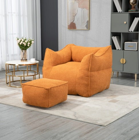 FAIF™ Bean Bag Chair Lounge Sofa – Comfortable and Durable Boucle Lounger for Living Room & Bedroom