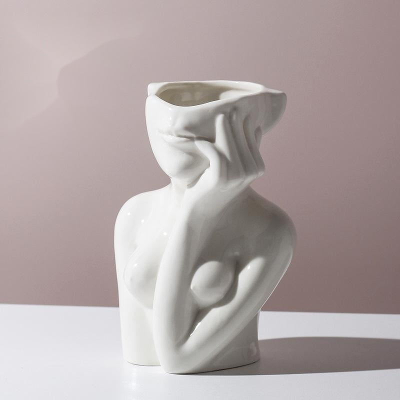 Ceramic Body Vase – Modern Home Decor