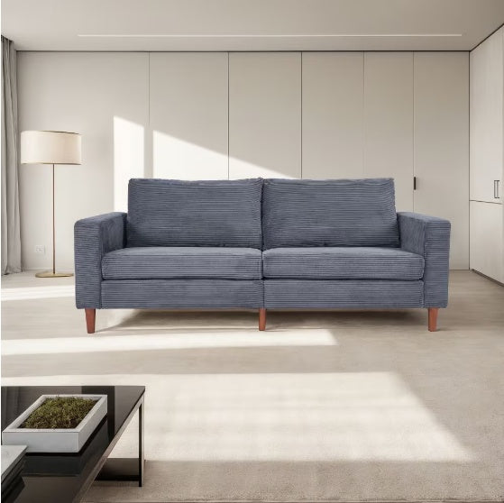 Grey Linen Sofa - FAIFCO
