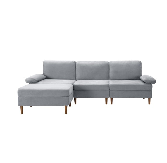 Luxury Modular Sectional 102" with Ottoman - FAIFCO