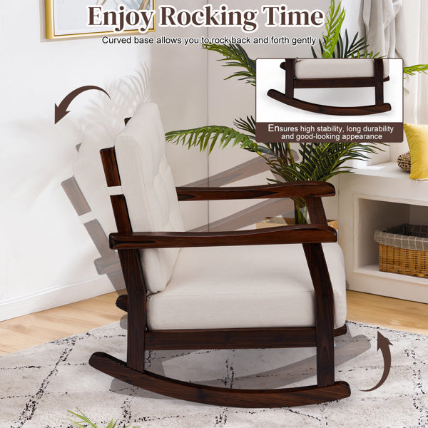 Outdoor Wood Rocking Chair